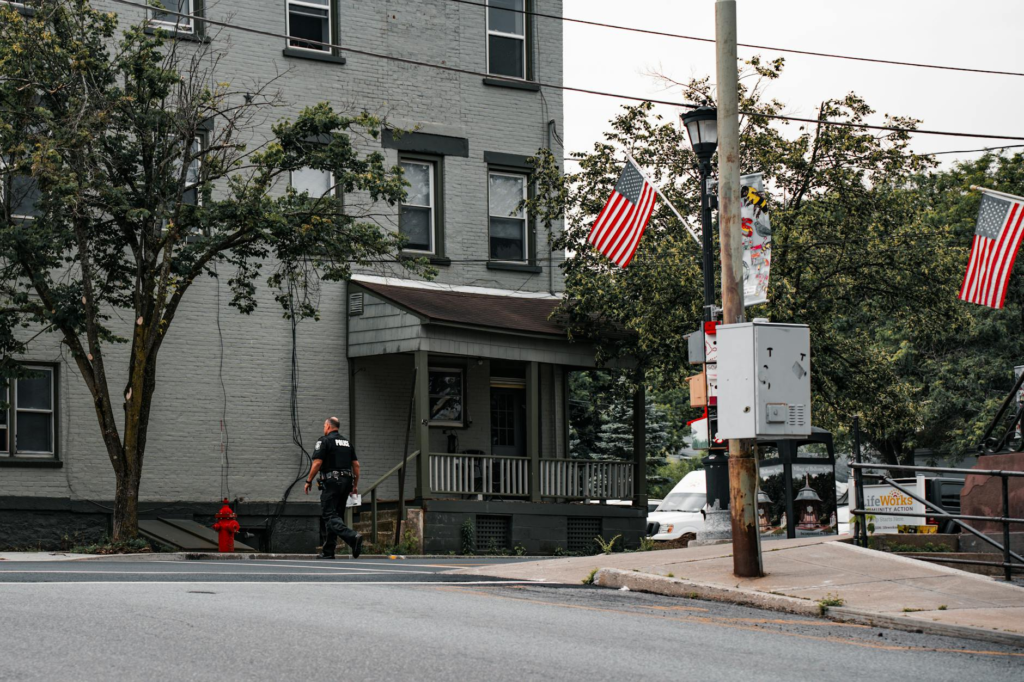 A map highlighting local law enforcement offices in Pennsylvania. — report a crime anonymously Pennsylvania