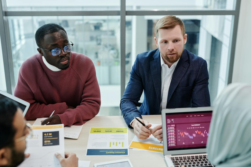 A photo of a team discussing data protection strategies — data protection customer trust Pennsylvania