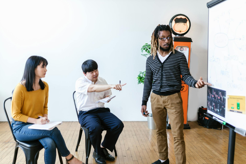 An image depicting a team training session on GDPR compliance. — GDPR impact Pennsylvania