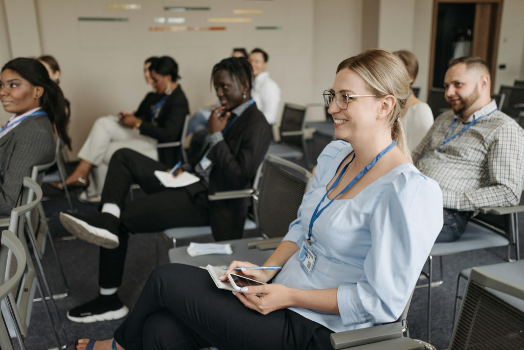 An image depicting employees participating in a data security training session — data breach response Pennsylvania