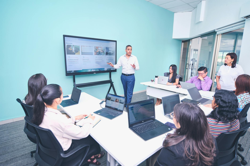 An image of a team conducting employee training on cloud security best practices. — data protection cloud computing Penn…