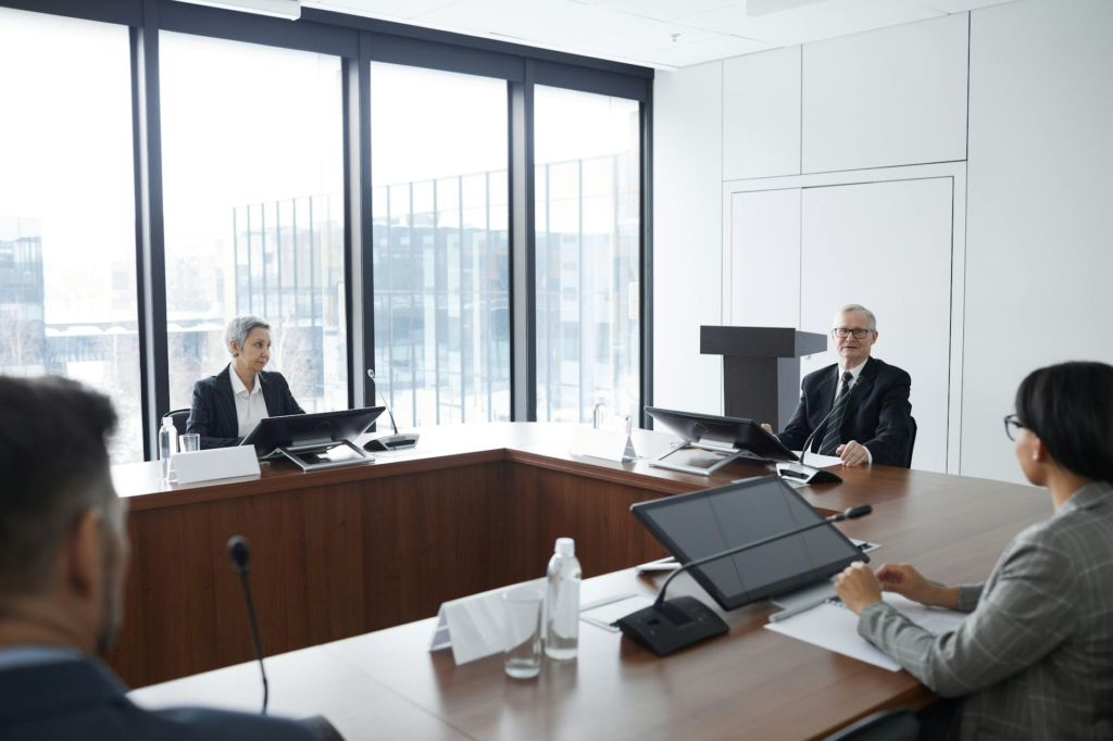 Image showing a board meeting with diverse members discussing charity governance. — start legitimate charity Pennsylvania