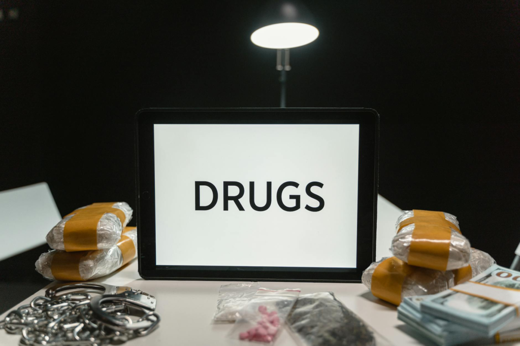 Visual representation of a successful drug bust made possible through tips related to success stories PA Crime Stoppers.