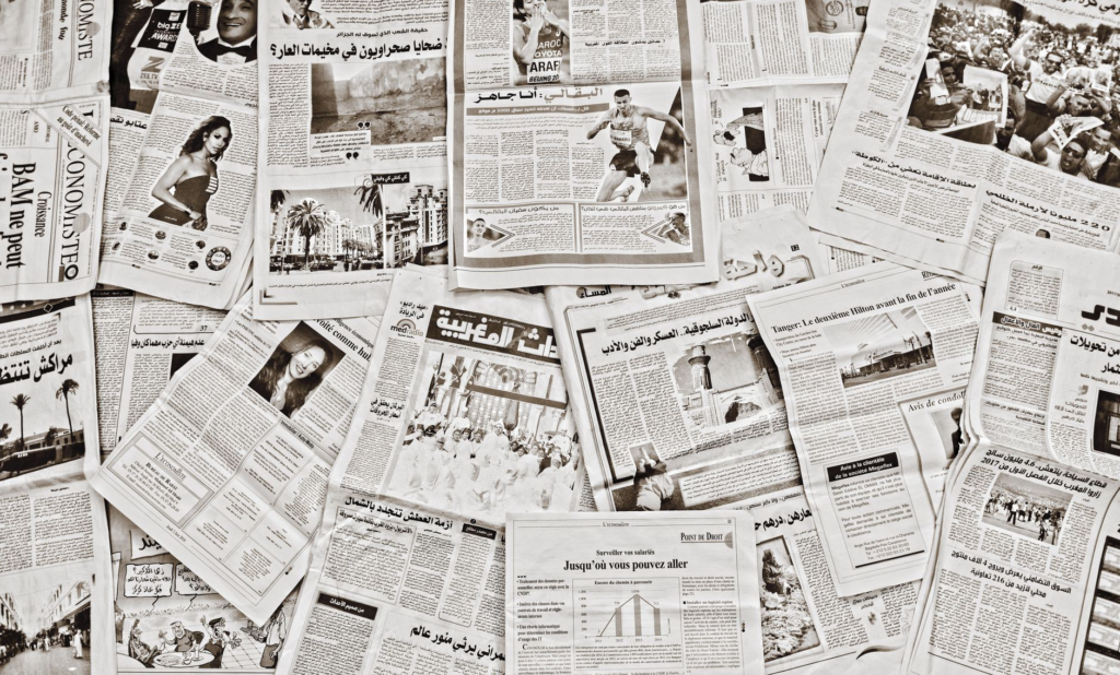 A collage of newspaper headlines showcasing successful solved cases through PA Crime Stoppers. — PA Crime Stoppers succe…