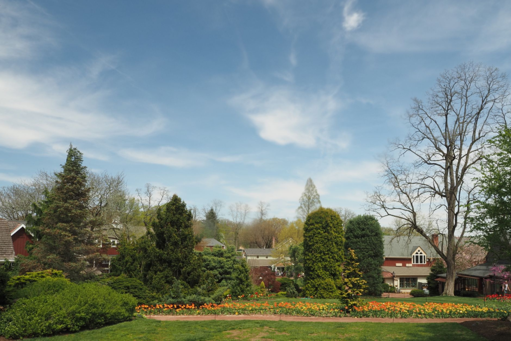 A neighborhood watch meeting taking place in a suburban Pennsylvania community. — summer safety tips Pennsylvania
