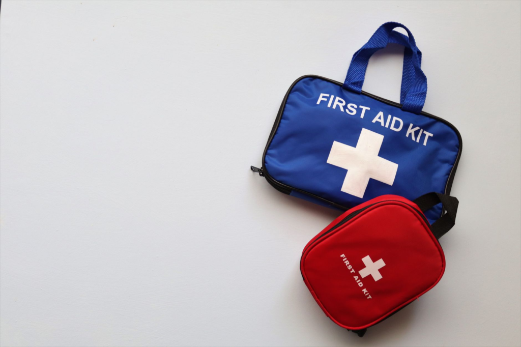 A well-stocked first aid kit with summer essentials. — summer safety tips Pennsylvania