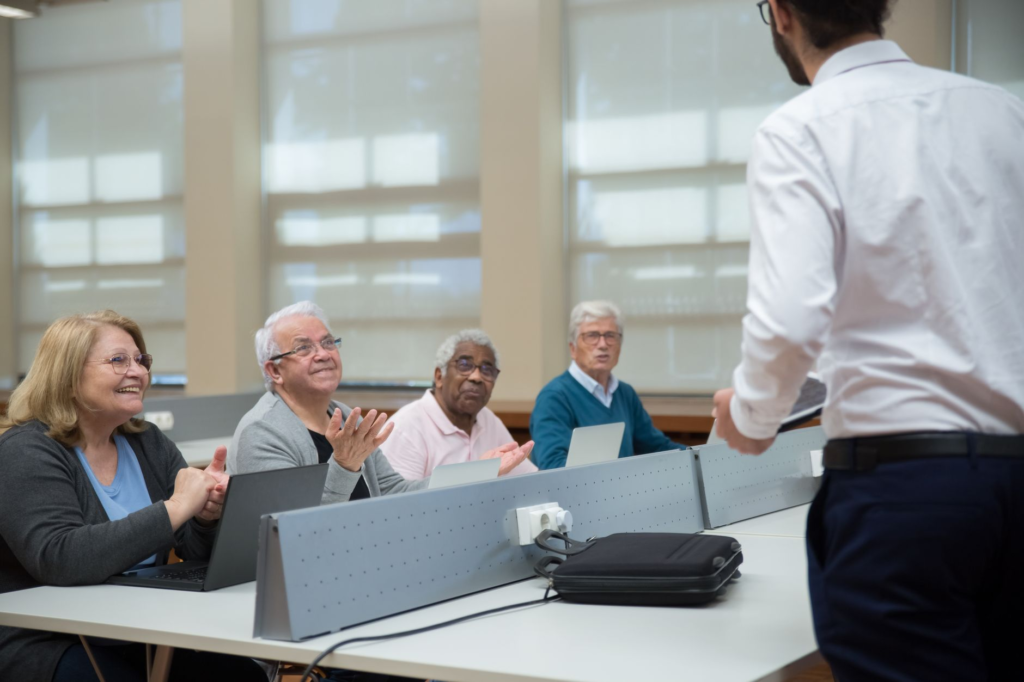 Image of a volunteer training session with participants actively engaged. — get involved PA Crime Stoppers