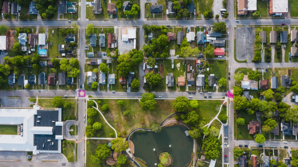 Before and after images of a neighborhood affected by a solved crime, showcasing revitalization. — PA Crime Stoppers suc…