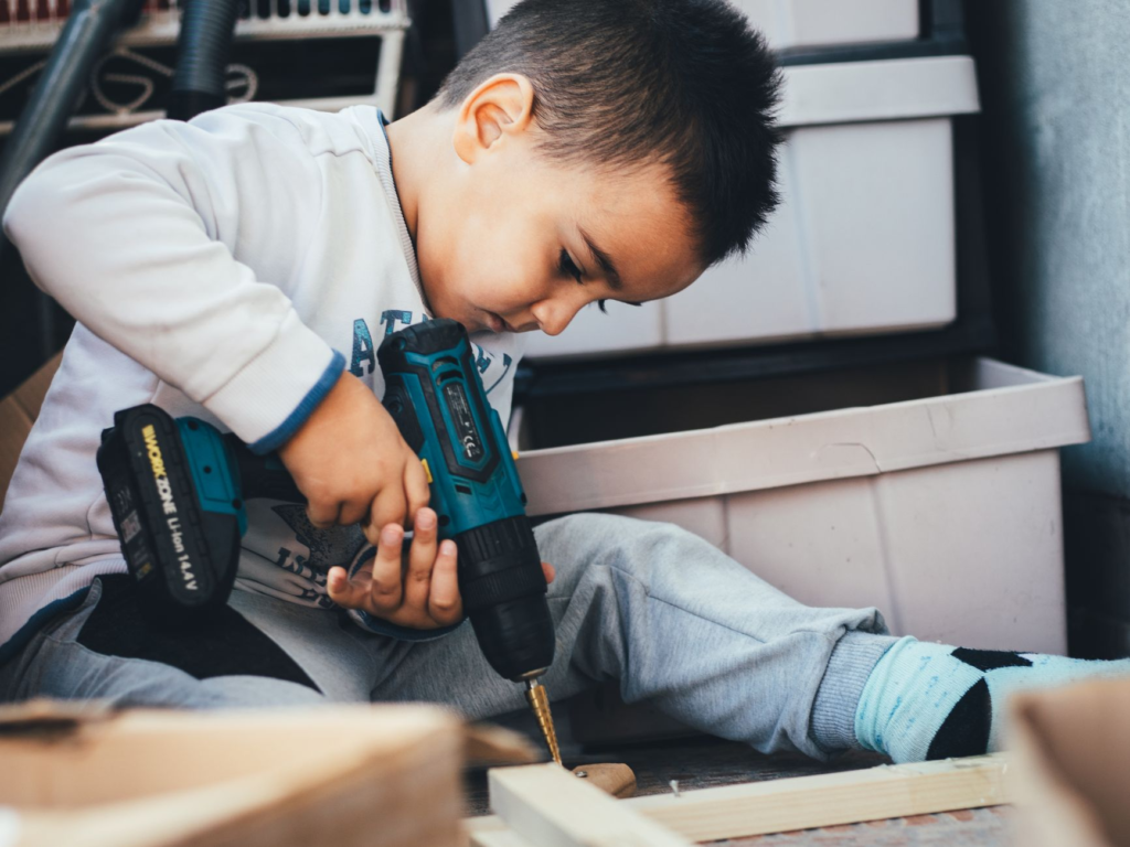 A family practicing a safety drill at home. — stay safe Pennsylvania tips